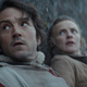 Cassian hiding behind a rock.